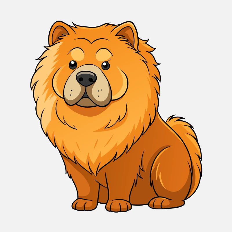 Stoïque Chow Chow Gardien du Territoire