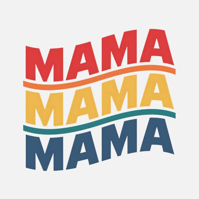 Retro Groovy Mama