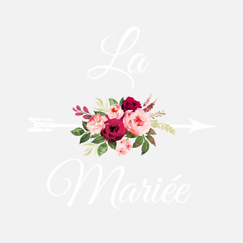 La mariée bouquet de fleurs flèche