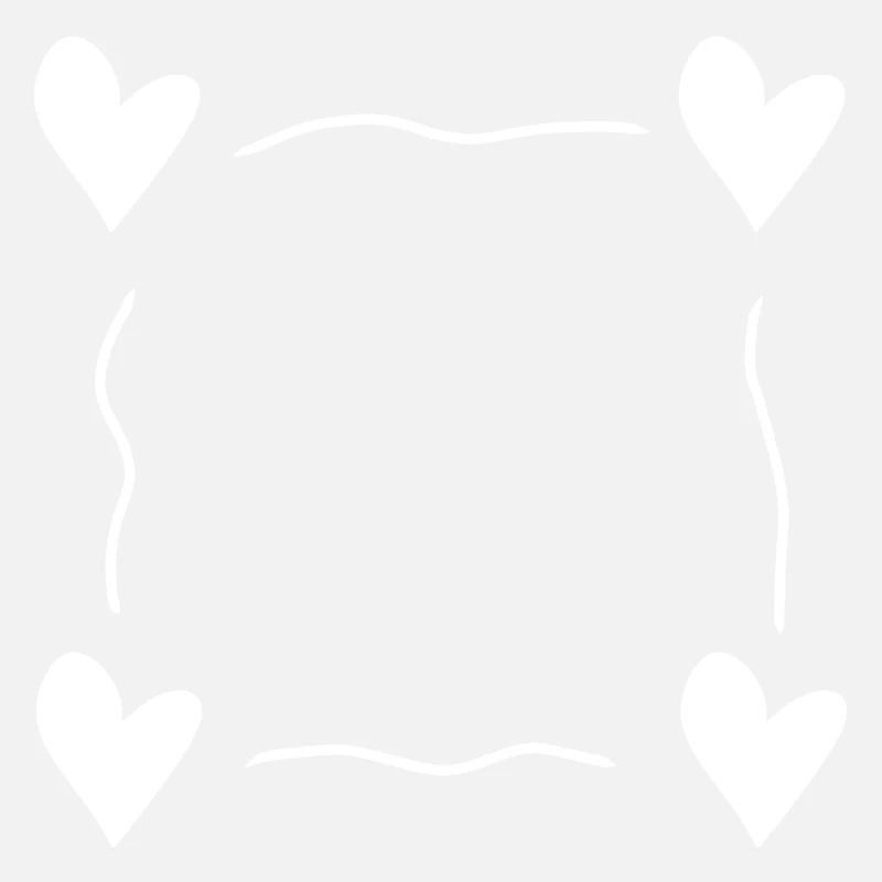 herz vier herzen symbol form liebe rahmen