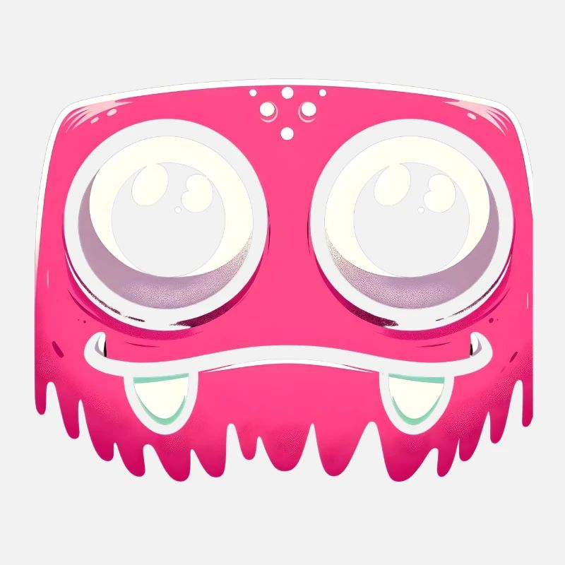 kläffendes Gesicht Monster