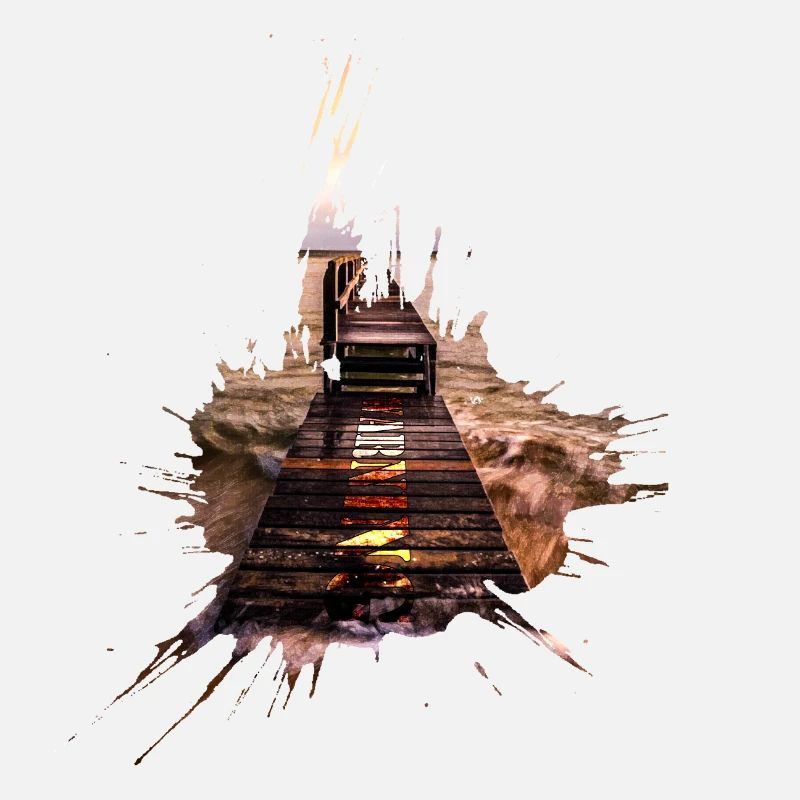 Wooden Dock - Warning