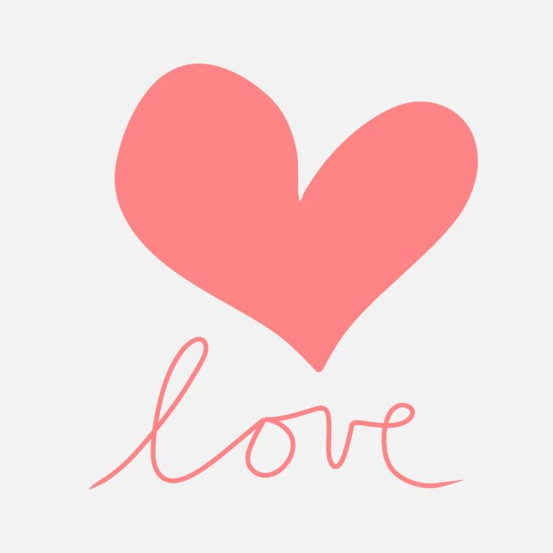 rosa herz liebe symbol