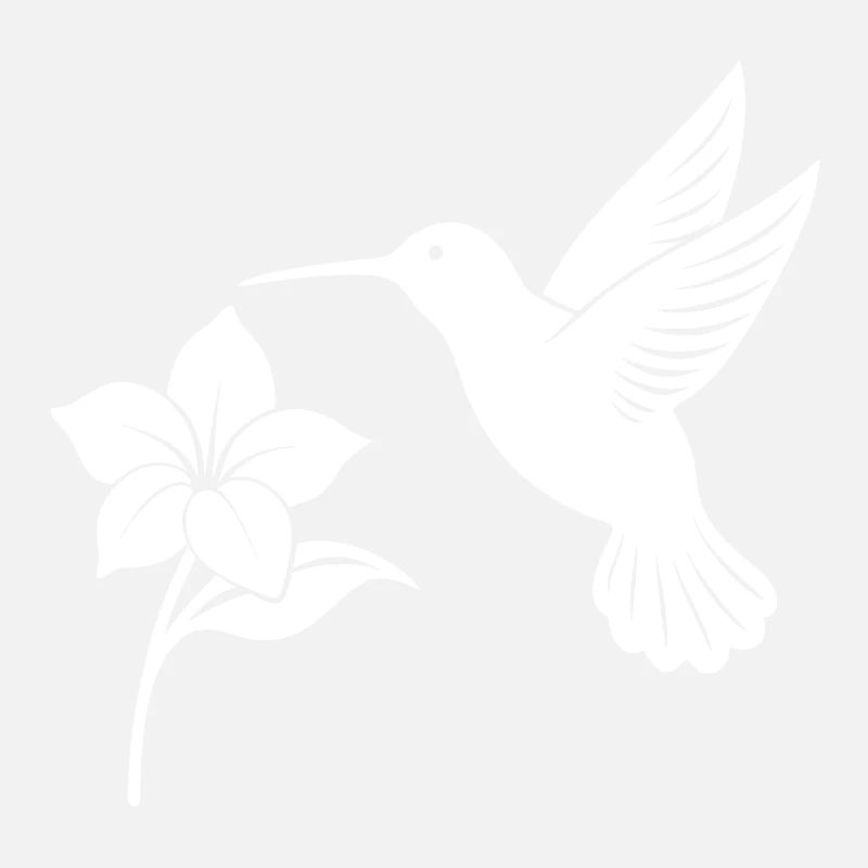 Kolibri und Blume