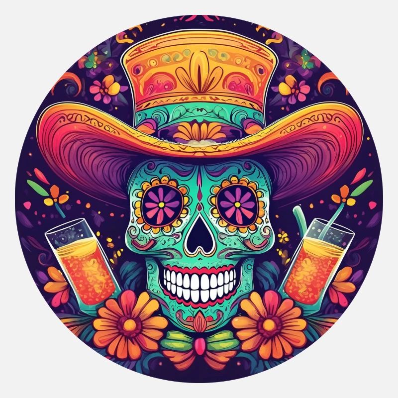 5 de Mayo Party Drinko de Mayo Sugar Skull Drink