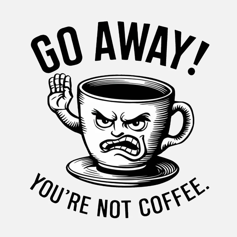 Partez! Vous n’êtes pas du café.
