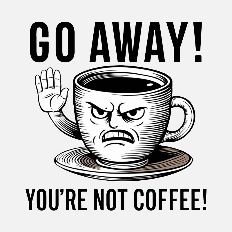 Partez! Vous n’êtes pas du café.