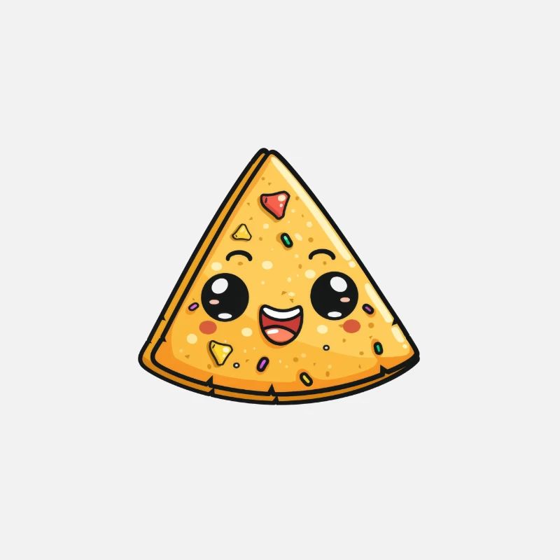 Lächelnder Nacho Chip