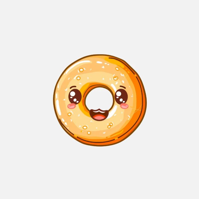 Dessin animé de beignet glacé brillant - Sugar Rush