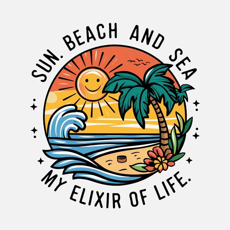 Le soleil, la plage et la mer - mon élixir de vie
