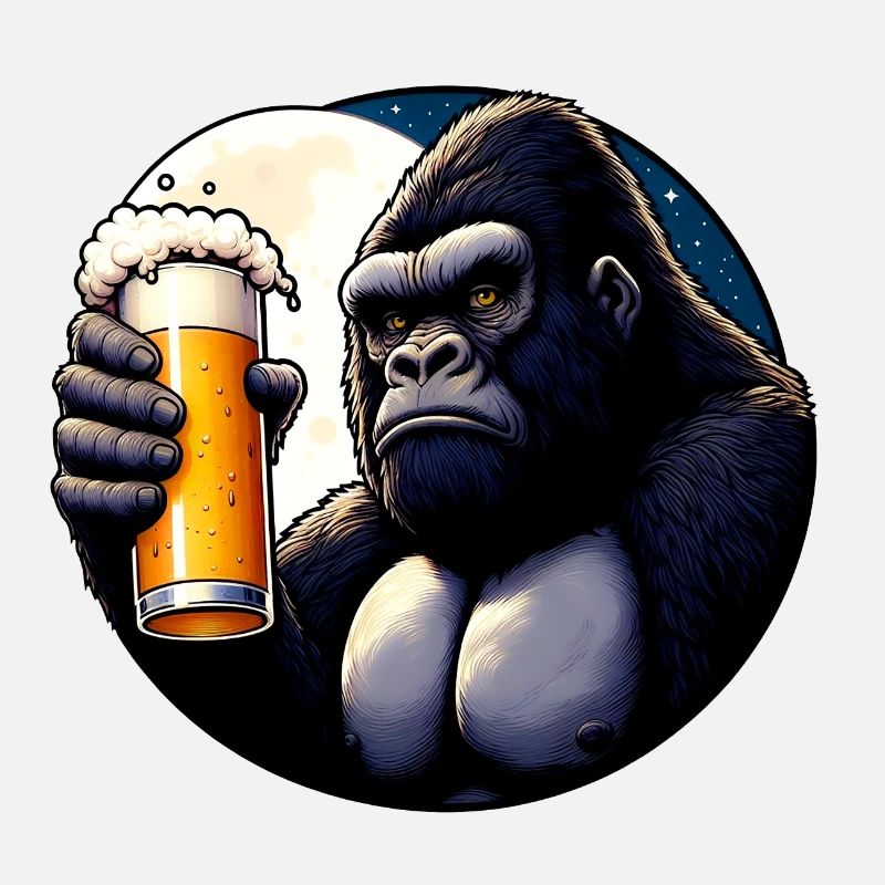 Bier und Big Monkey