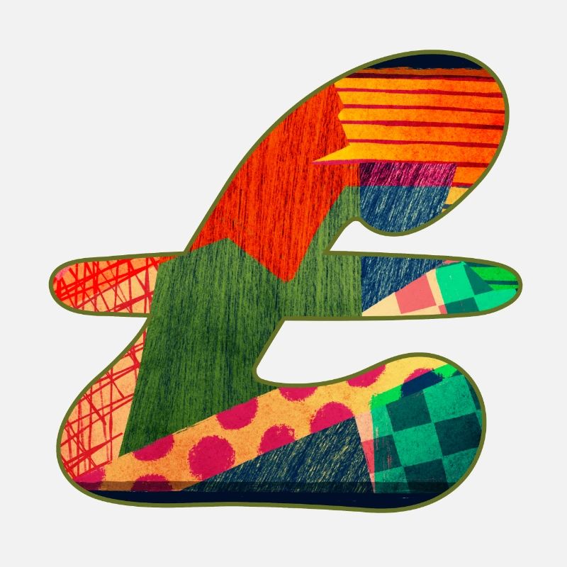 Abstract Pattern in Vivid Colors