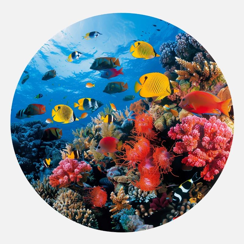 Une plongée à travers une barrière de corail