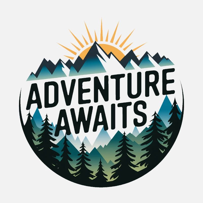 Adventure Awaits – Mountain Panorama