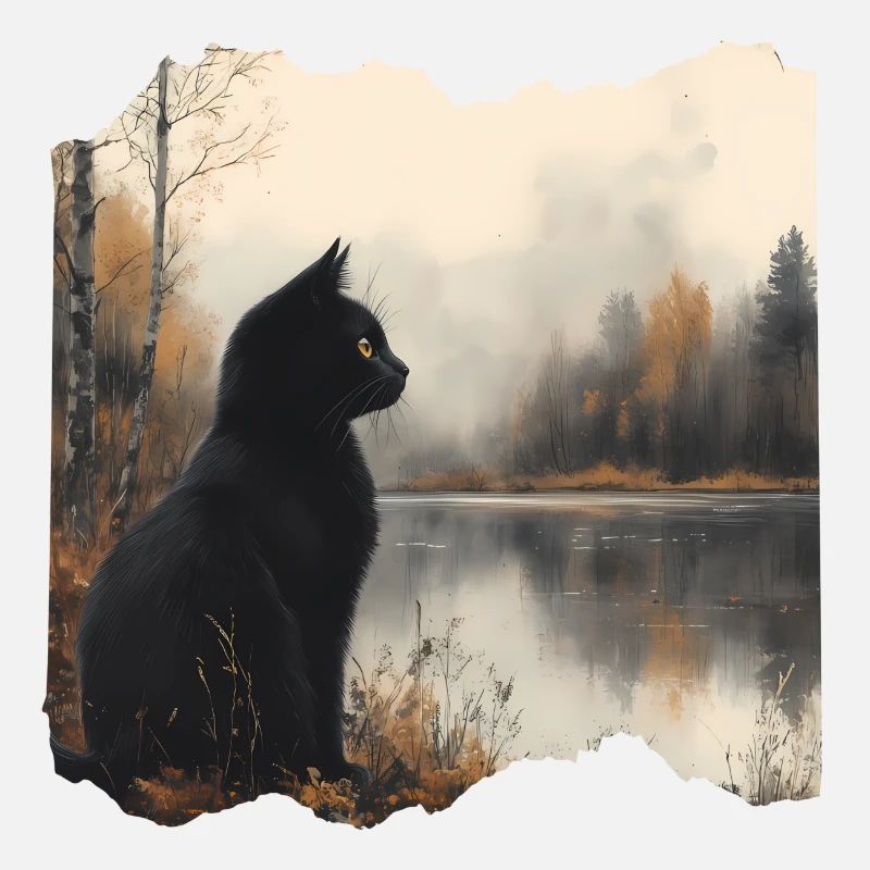 Schwarze Katze