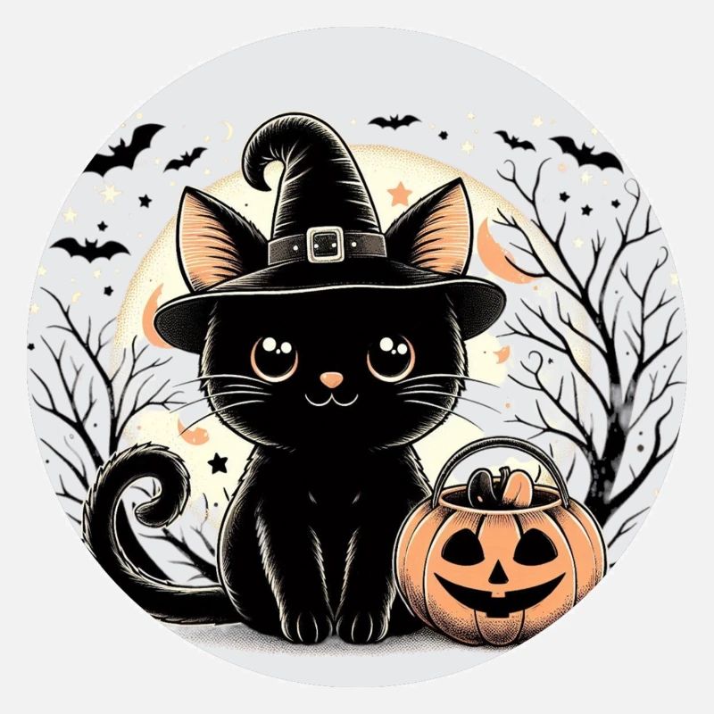 Witch Kitty halloween