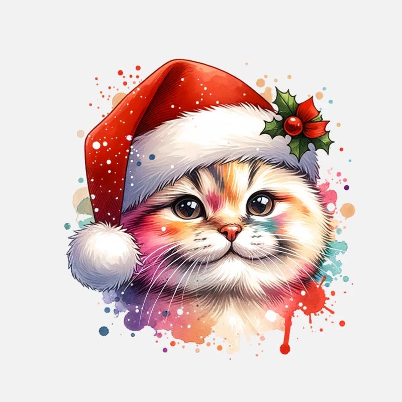 Weihnachts-Katze