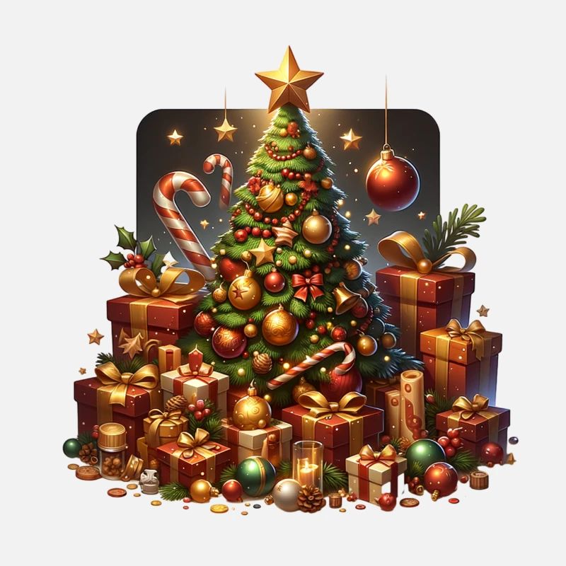 Weihnachtsbaum Geschenke Sternenhimmel