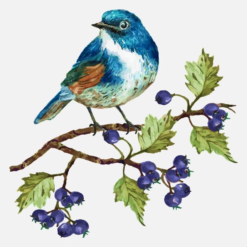Bunter Vogel