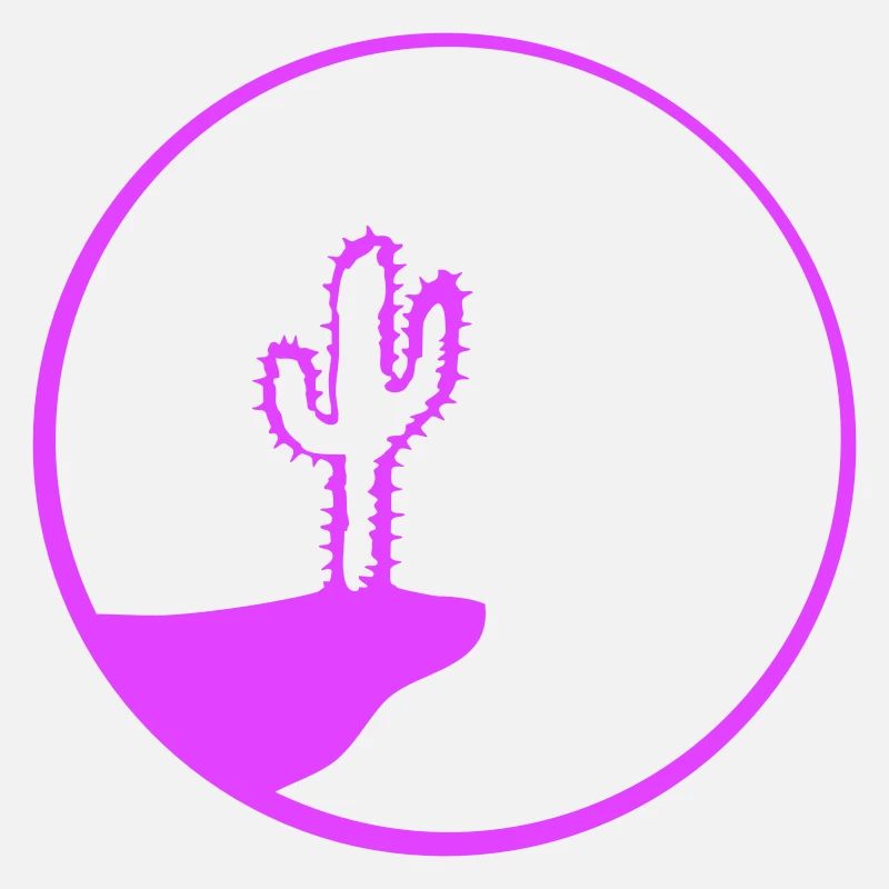 Cactus Moon Evening Mountain Cliff Night Cacti Desert