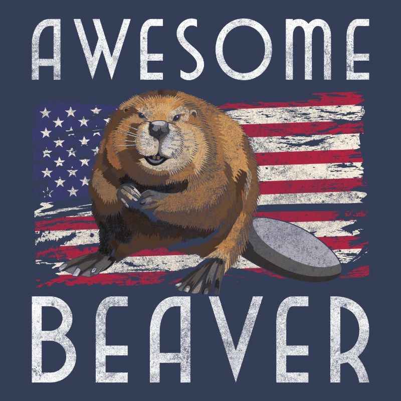 Barrage de castor Animal Queue de castor