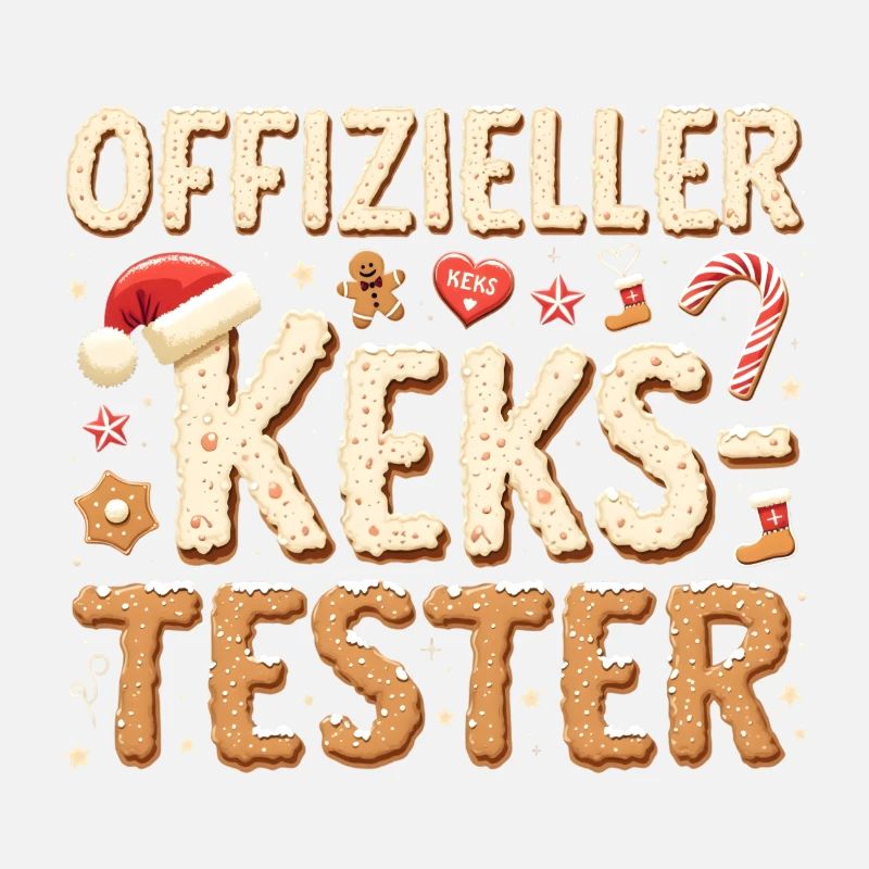 Offizieller Keks-Tester Weihnachten Plätzchen Spaß
