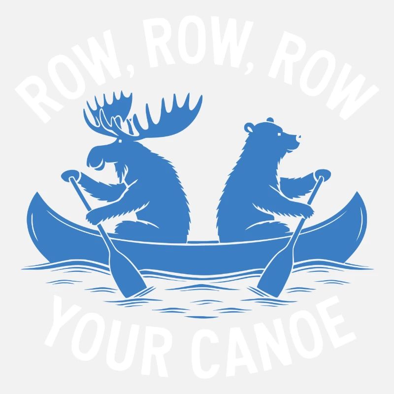 Rame, rame, rame ton canoë