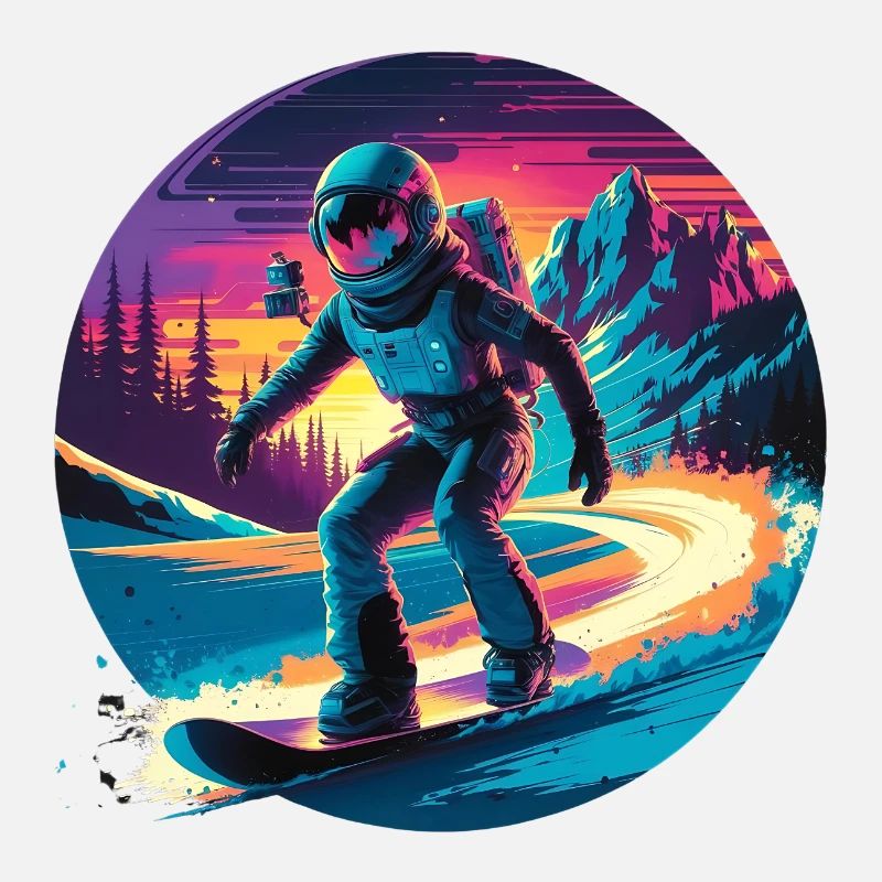 580s Snowboarding