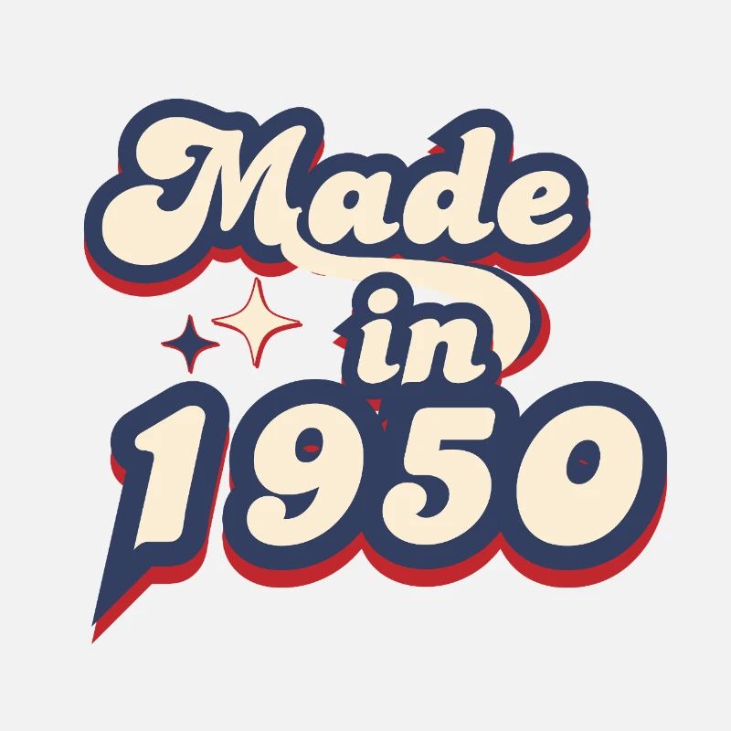 Made in 1950 retro