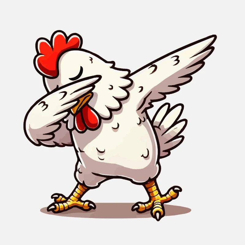 dabbing chicken