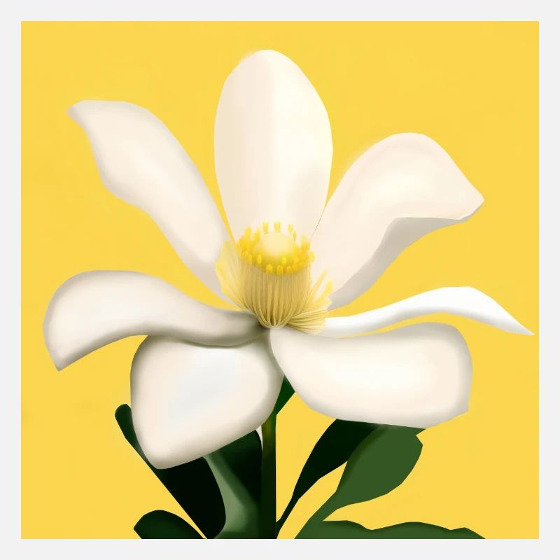 Une fleur blanche impressionnante