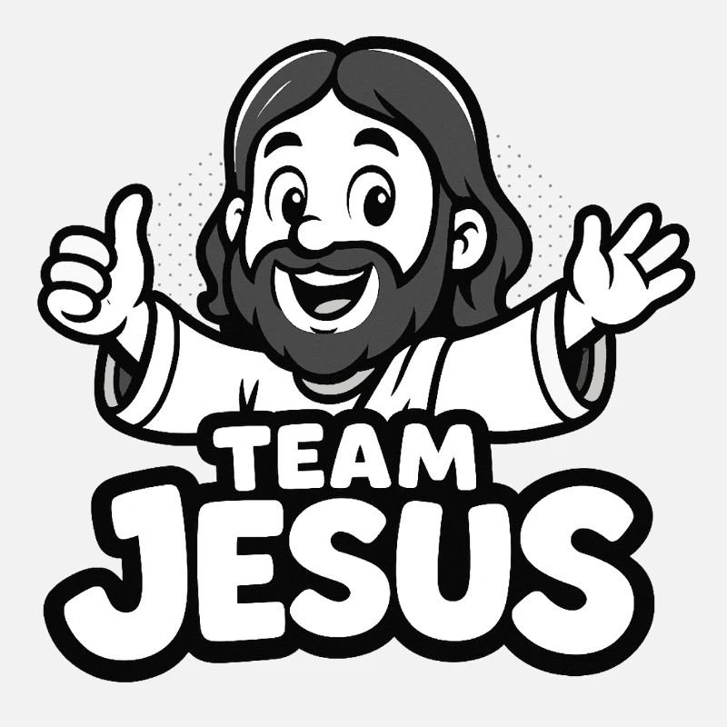 Équipe Jésus - logo amusant