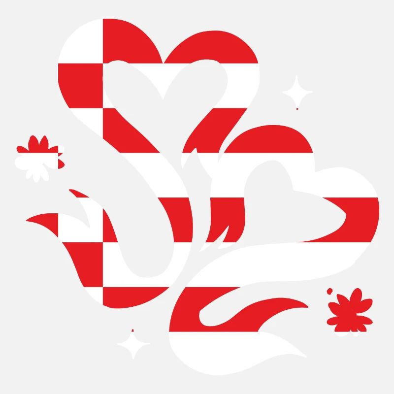 Drapeau de Brême Drapeau de Brême Coeur