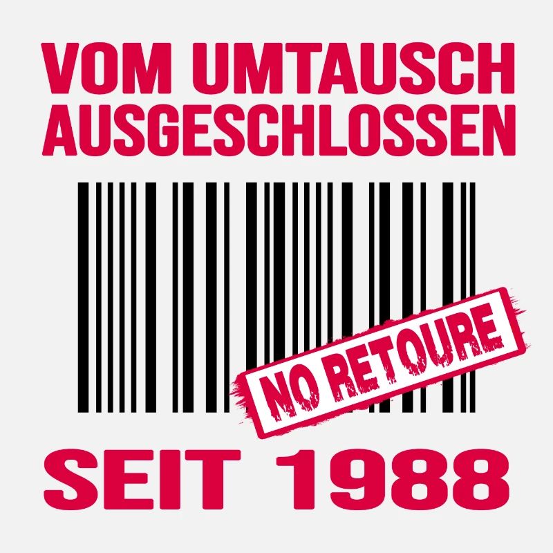 1988 geburtstag 34 jahre barcode no retoure
