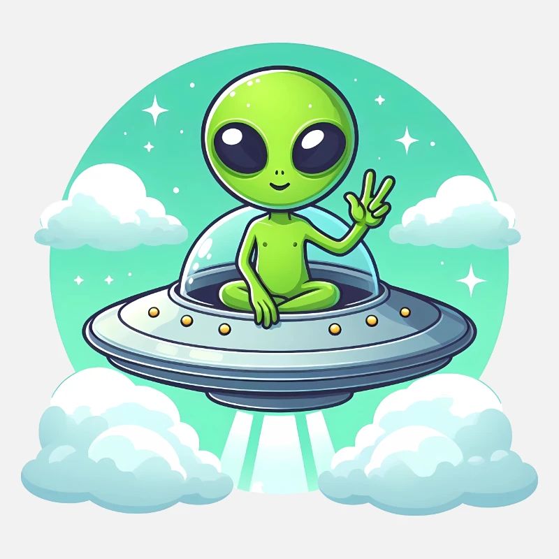 Alien zeigt Peace