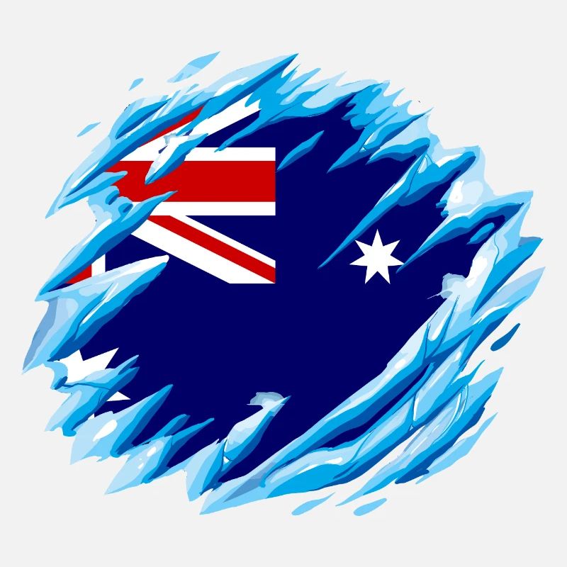 Drapeau de l’Australie sous le drapeau australien