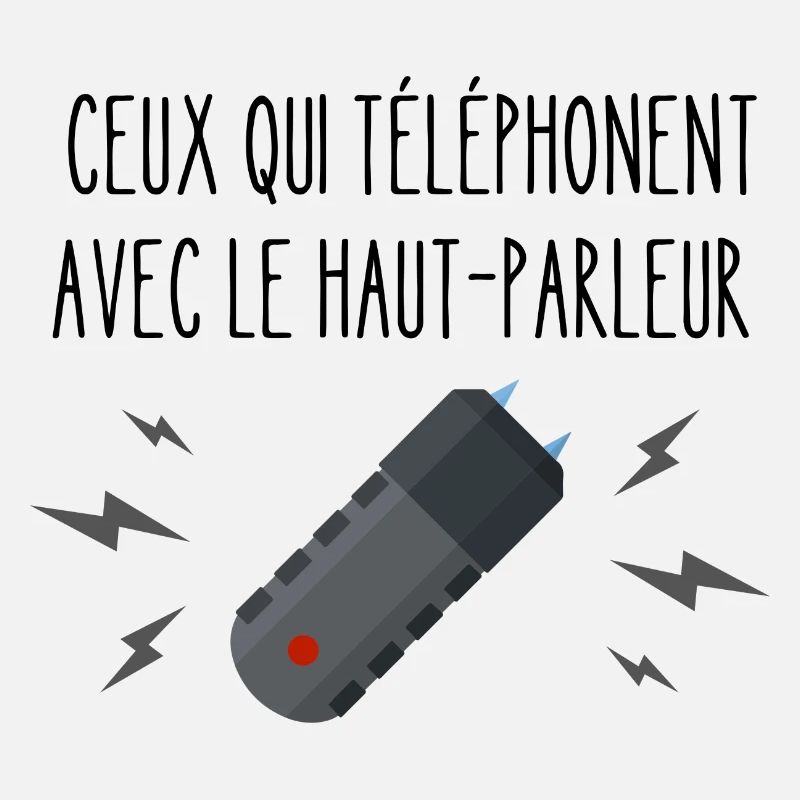 ceux qui téléphonent avec le haut-parleur