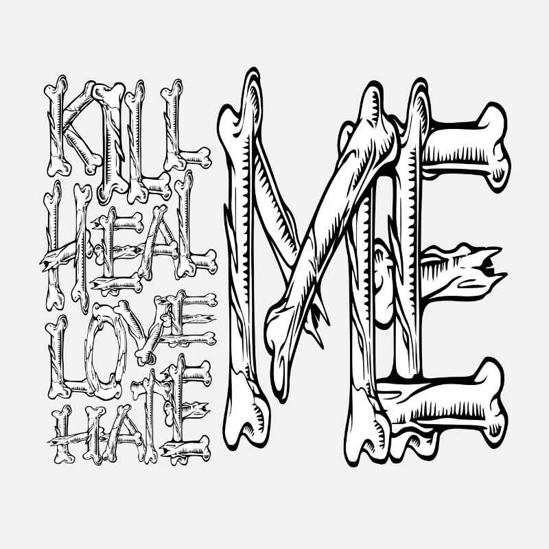 kill me heal me love me hate me bones horror theme