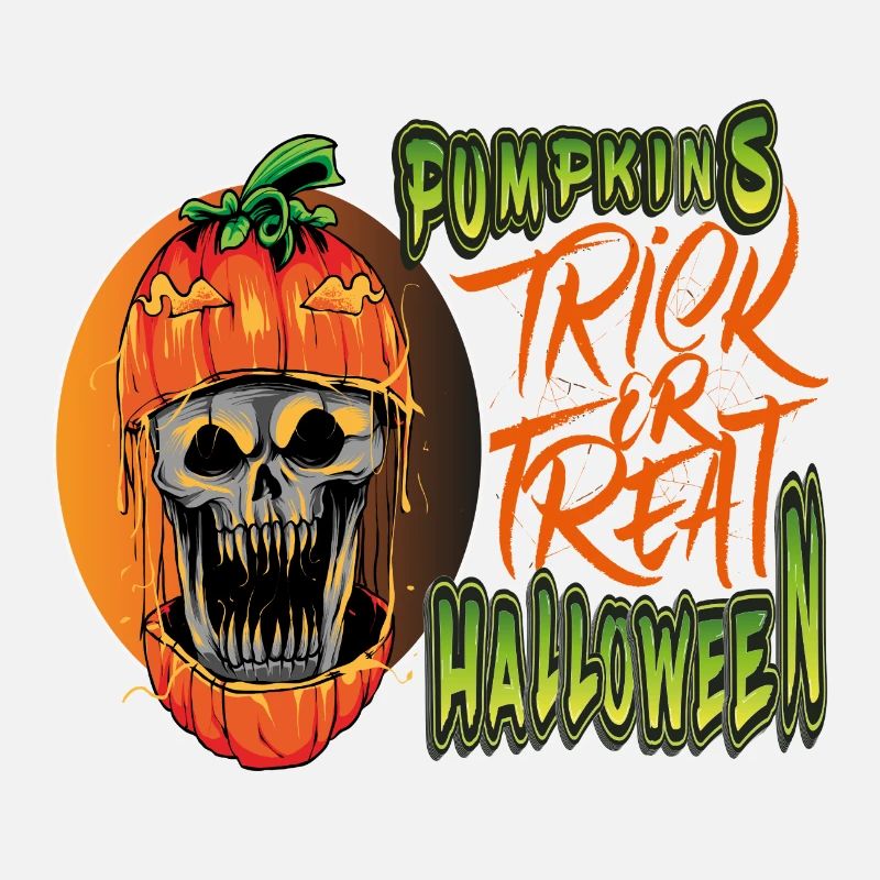 Kürbisse Halloween Süßes oder Saures