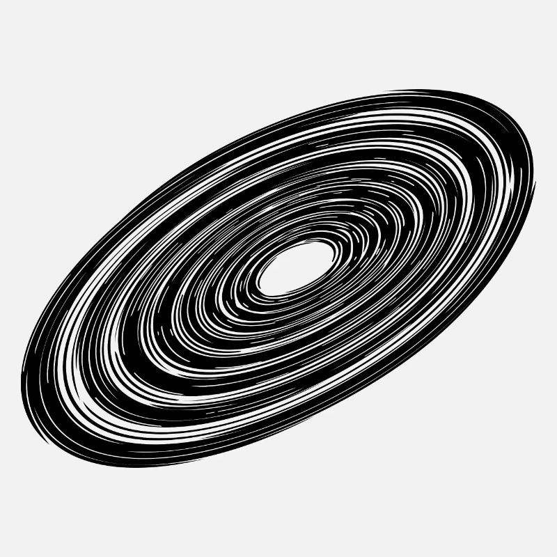 Drei Dimensionale Vintage Kreis Scheibe