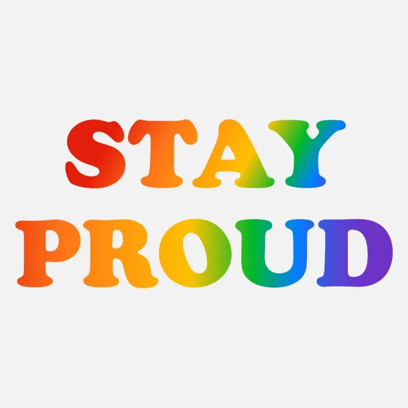 BLEIB STOLZ Regenbogen LGBT Pride