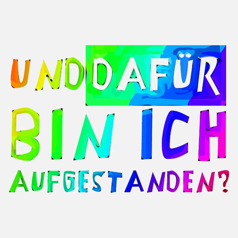 Und DAFÜR bin ich aufgestanden?