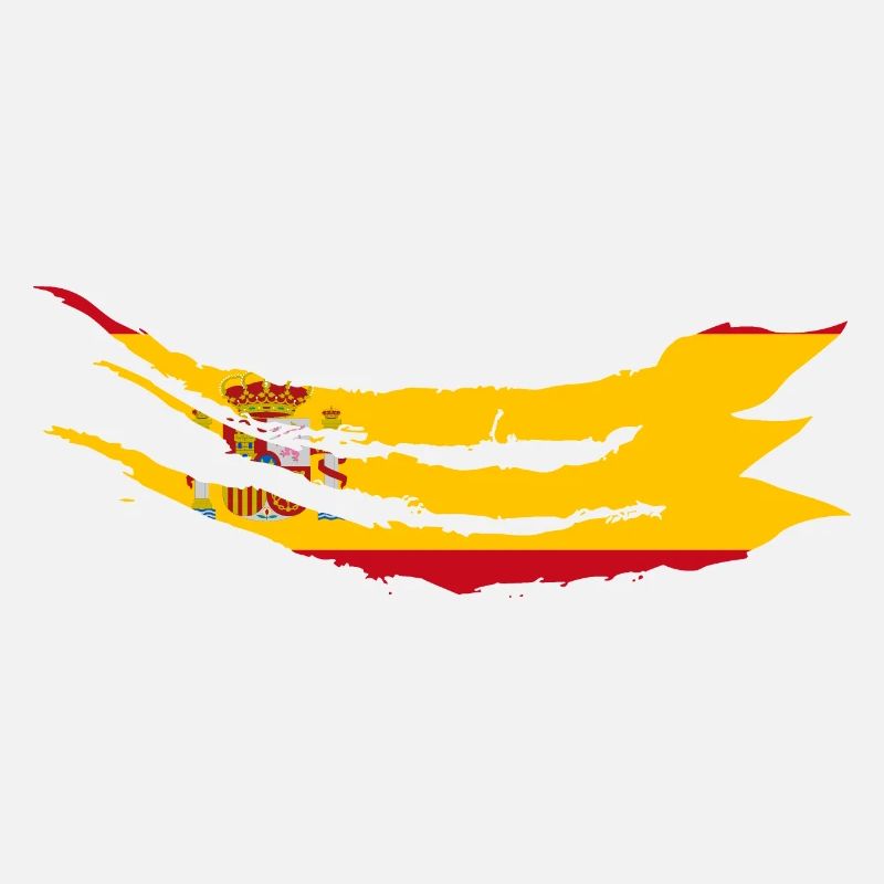 Le drapeau espagnol raye les griffes du drapeau espagnol