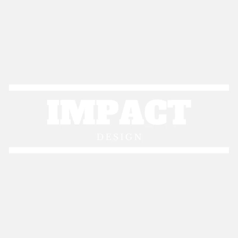 Impact Design Logo blanc