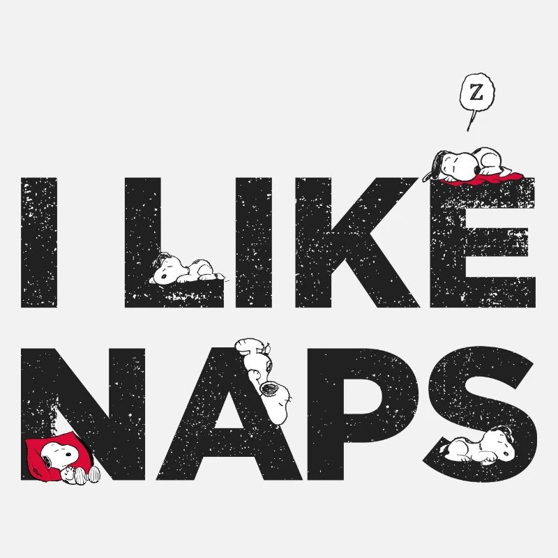 Peanuts Snoopy I Like Naps Lustiger Spruch