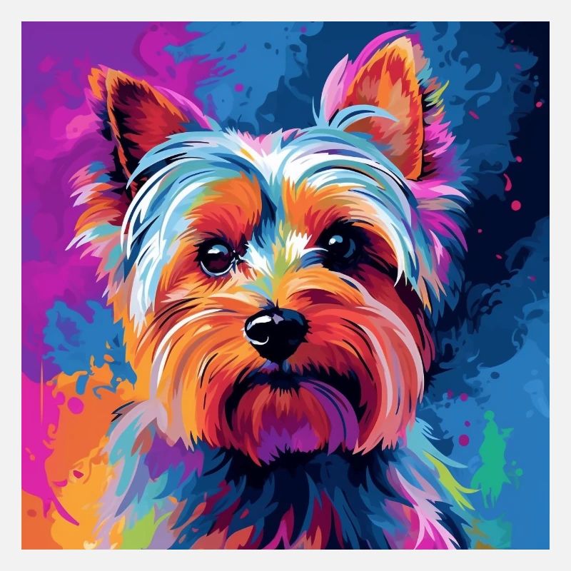 Yorkshire Terrier Pop Art