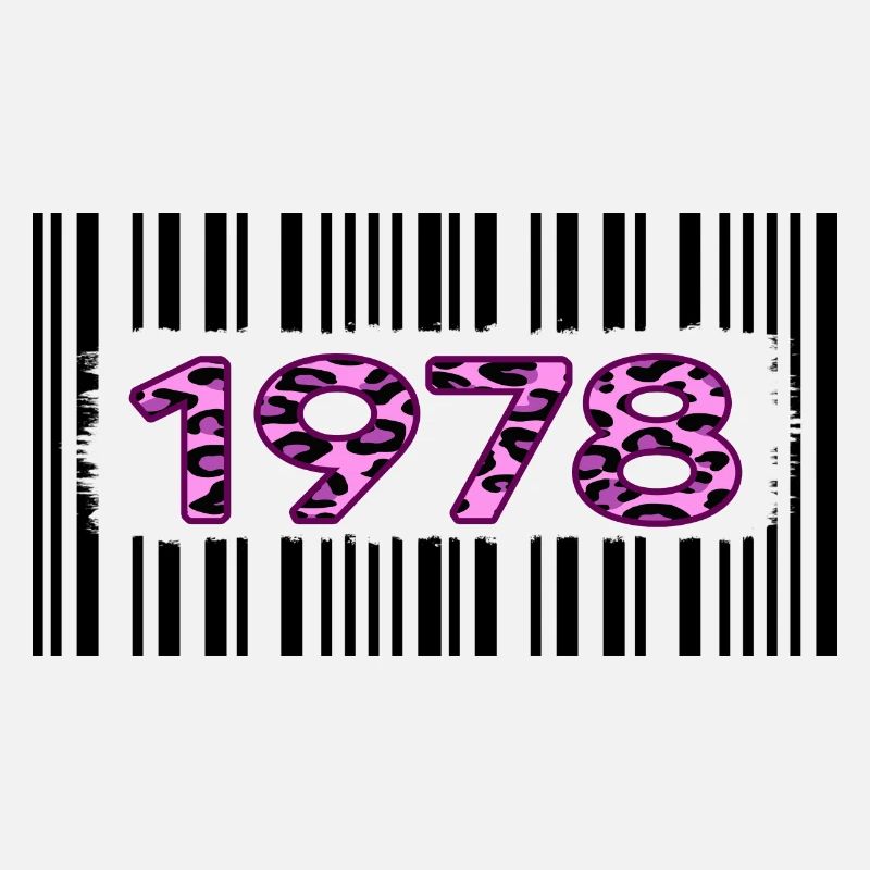 1978 Birthday rare unique pink barcode
