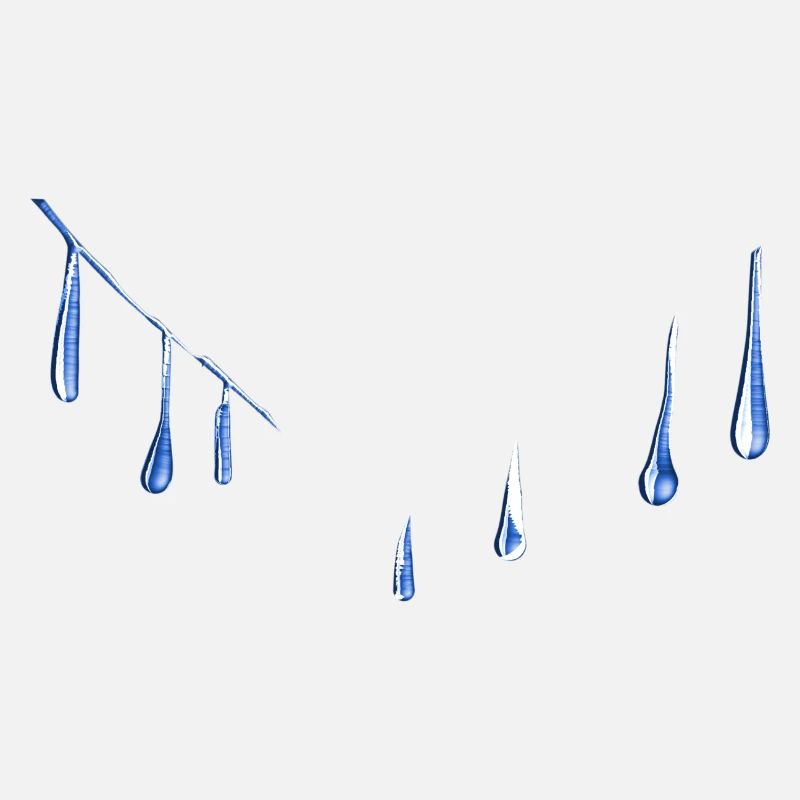 gouttes d’eau symbole eau bleue