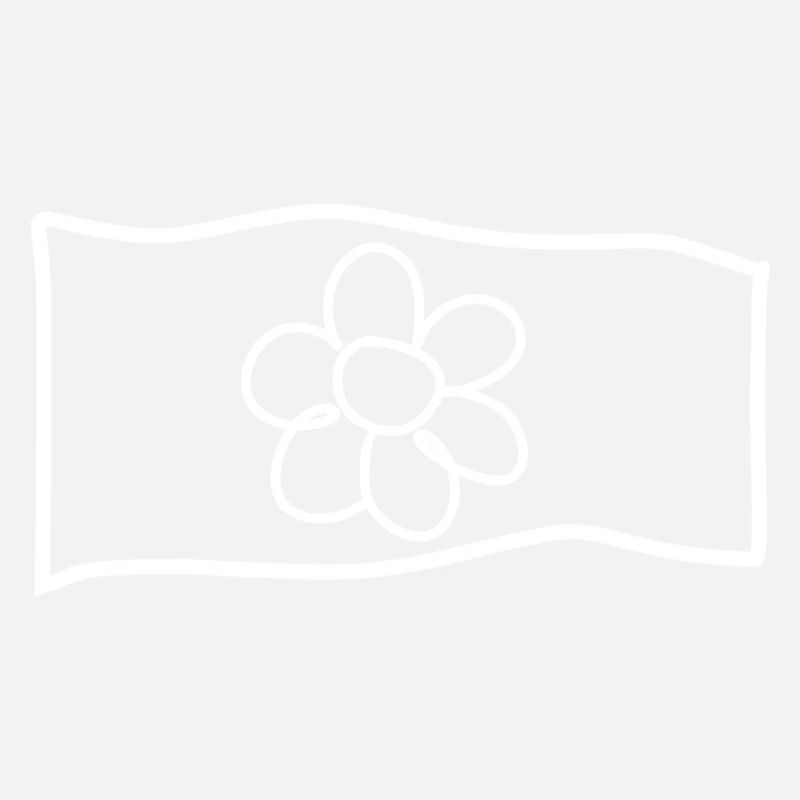 Fleur Drapeau Symbole Forme Nature