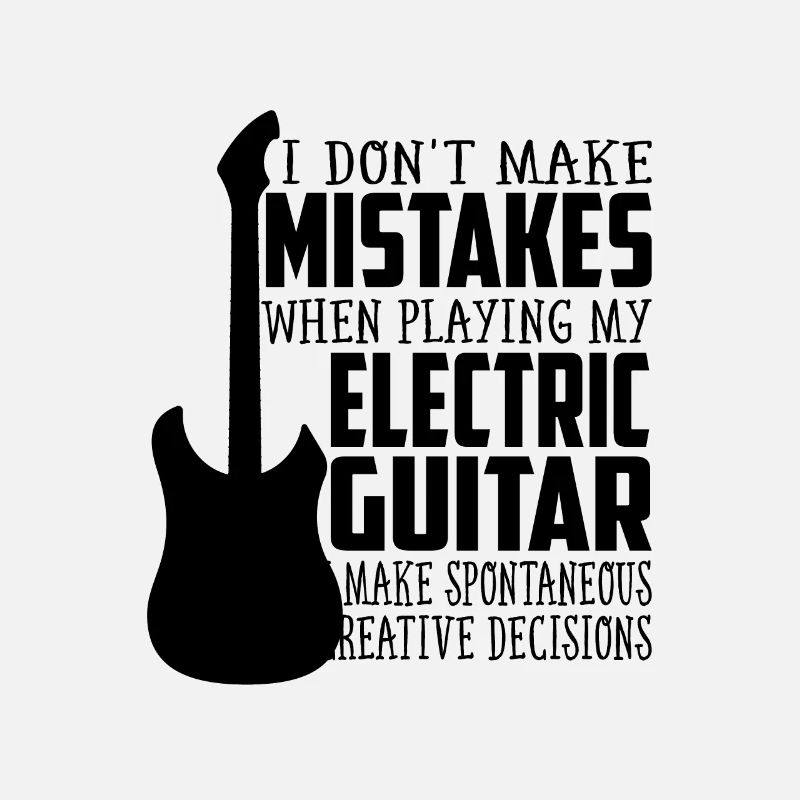 Vater mit E-Gitarre